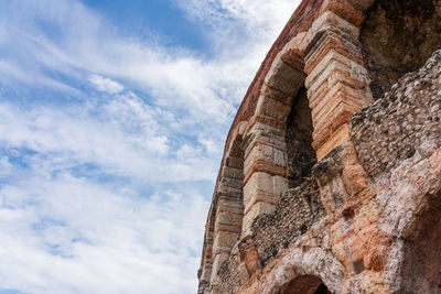 The historic arena of verona in italy.