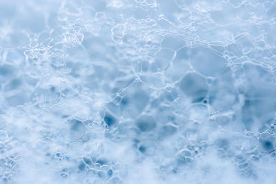 Full frame shot of frozen water