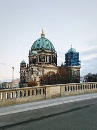 Cathedral against sky in city