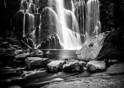 View of waterfall