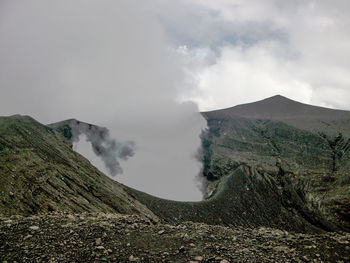 Mountain marapi west sumatra