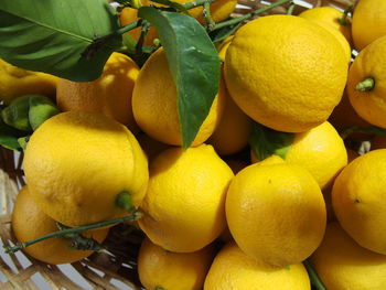 Full frame shot of oranges