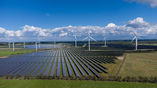 Northern europas largest solar park near holstebro in denmark