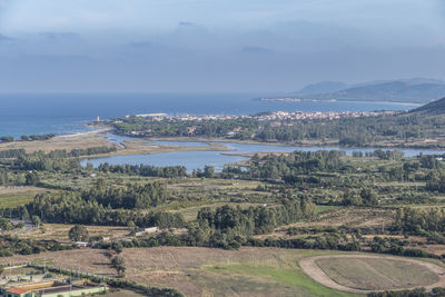 Landscape of la caletta, siniscola, sardinia