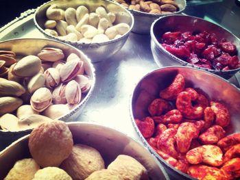 Close-up of served food