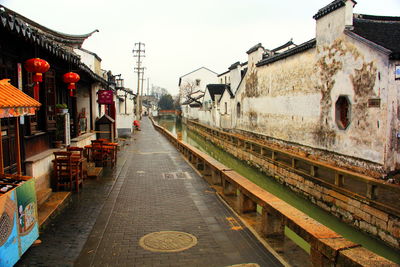 View of city street