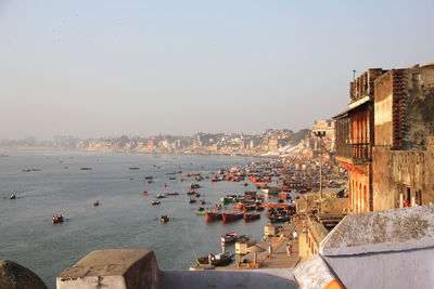 View of city at waterfront