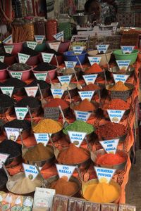 Full frame shot of market stall