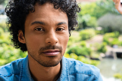 Portrait of young man