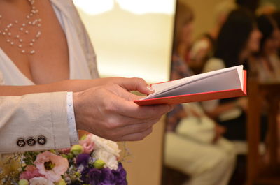 Couple at wedding