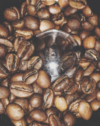 Full frame shot of coffee beans