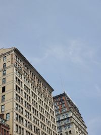 Low angle view of buildings against sky