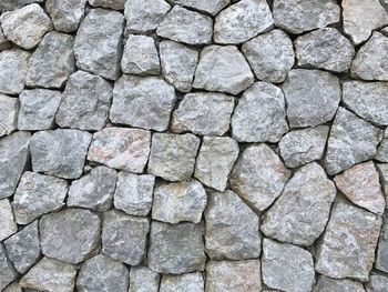 Full frame shot of stone wall