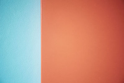 Full frame shot of orange wall