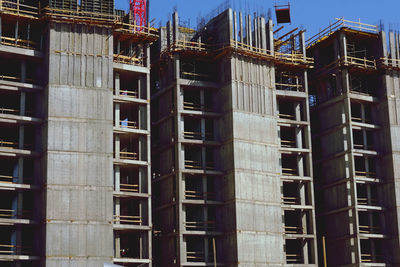 Construction of modern building