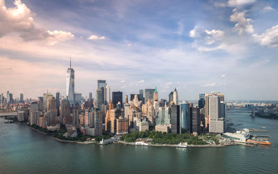 View of cityscape against sky