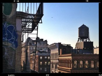 Low angle view of modern buildings