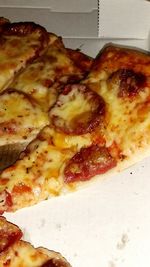 Close-up of pizza