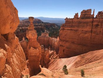 Scenic view of rock formations