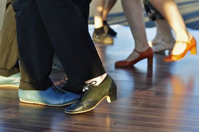 Low section of people