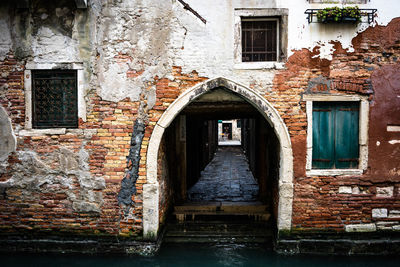 Entrance of old building