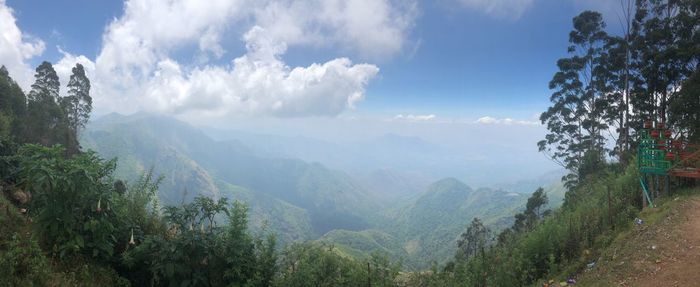 Panoramic view of landscape against sky