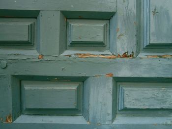 Close-up of wooden door