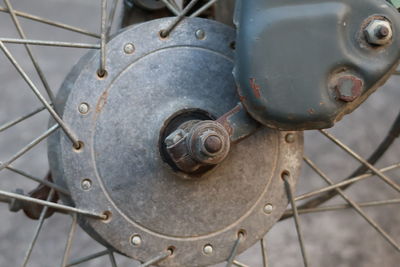Close-up of rusty metal