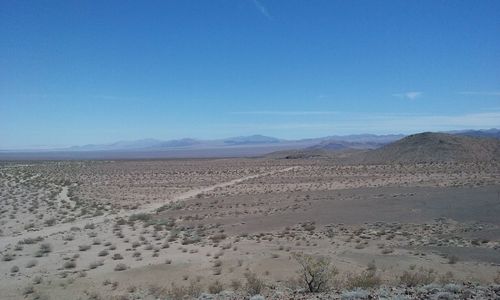 Scenic view of landscape against clear sky