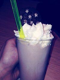 Close-up of drink on table