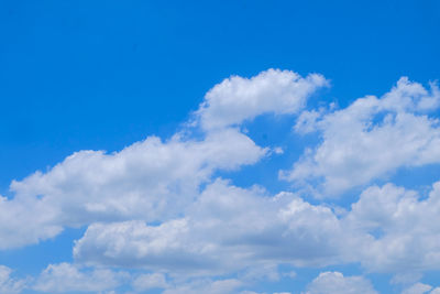 Low angle view of clouds in sky