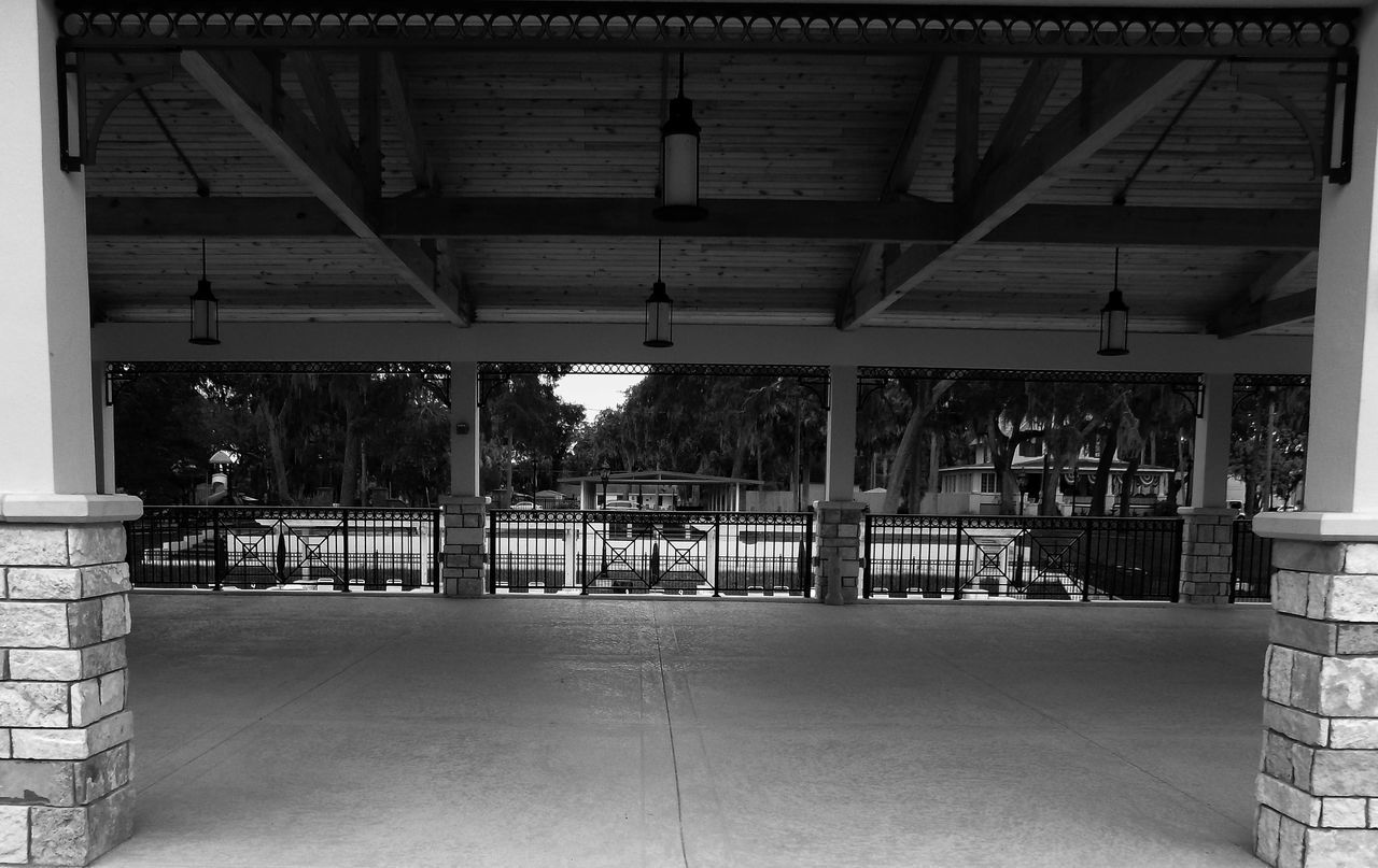 FULL FRAME SHOT OF BRIDGE IN SUBWAY