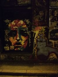 Close-up of art painting