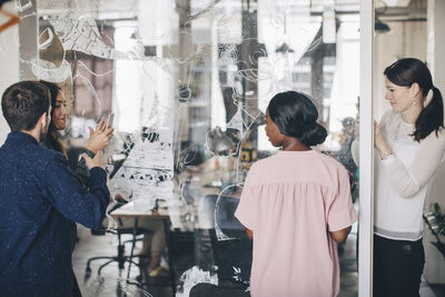 Group of people in store