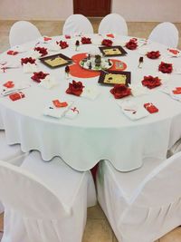 Close-up of food on table
