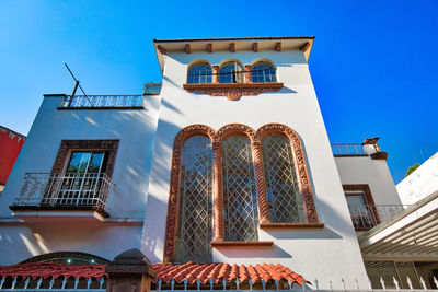 Low angle view of building against sky