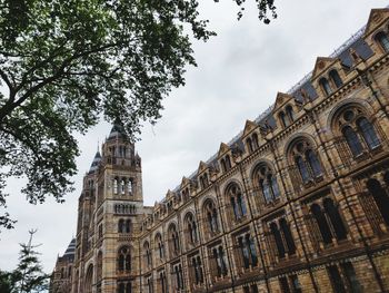 Low angle view of historical building against sky