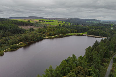 Scenic view of river against sky