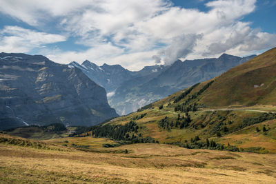 View from jungfraujoch railway