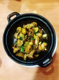 Close-up of food in container