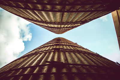 Low angle view of building against sky