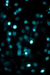 Defocused image of illuminated lights