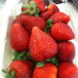 Close-up of strawberries