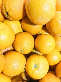 Full frame shot of oranges