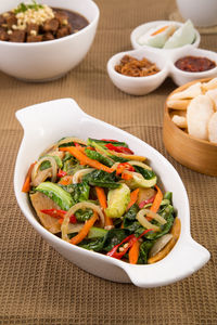 Close-up of salad in bowl