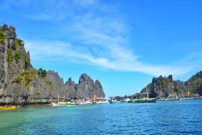 Panoramic view of sea against sky