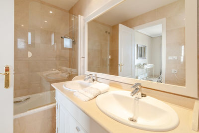 Interior of bathroom