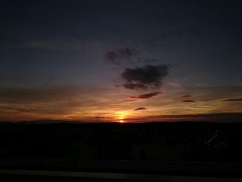 Scenic view of sunset