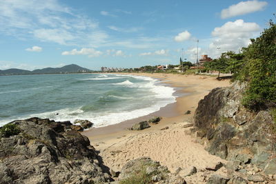 View of beach against sky