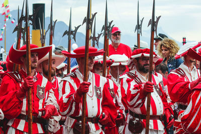 Group of people in traditional clothing